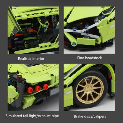 Lime Green Lamborghini Sport